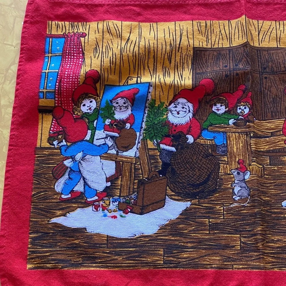 Vintage Nordic Holiday Table Runner